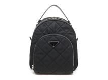 PRADA　プラダ　リュックサック　ブラック　ナイロン／サフィアーノ　1BZ066　2148103883200　【中古】【大黒屋】【200】