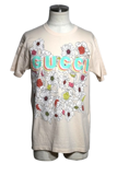 GUCCI グッチ 衣類 LovelightプリントTシャツ メンズXS ベージュ ポリエステル 706127
