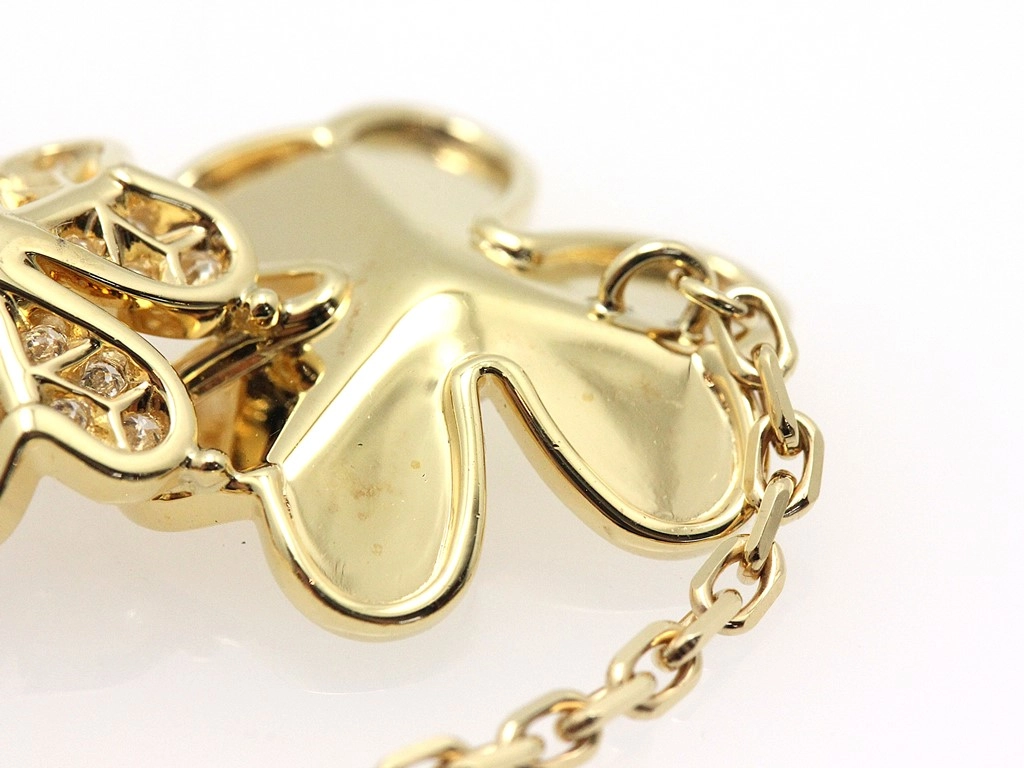 Van Cleef & Arpels ヴァンクリーフ&アーペル フリヴォル ブレスレット 5フラワー VCARP3W400 K18イエローゴールド ダイヤモンド 2022年正規品【472】SJ