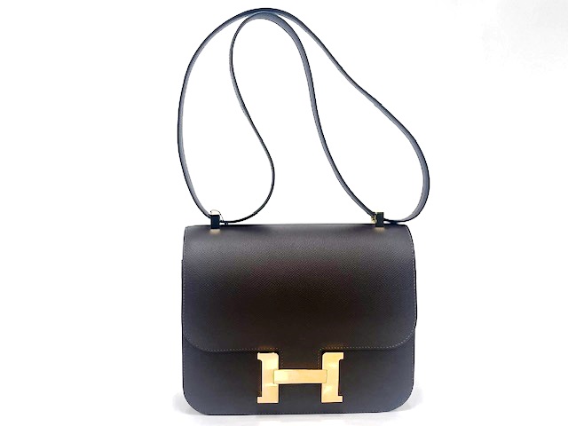 HERMES　エルメス　コンスタンスⅢ・24　ショコラ／GP金具　ヴォーエプソン　D刻印・2019年頃製造　【472】KS