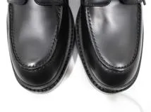 HERMES　エルメス　ファーストシューズ　レディース37ハーフ　ブラック/シルバー金具　ヴォー・グラッセ　H222072Z　2143000656940　【432】