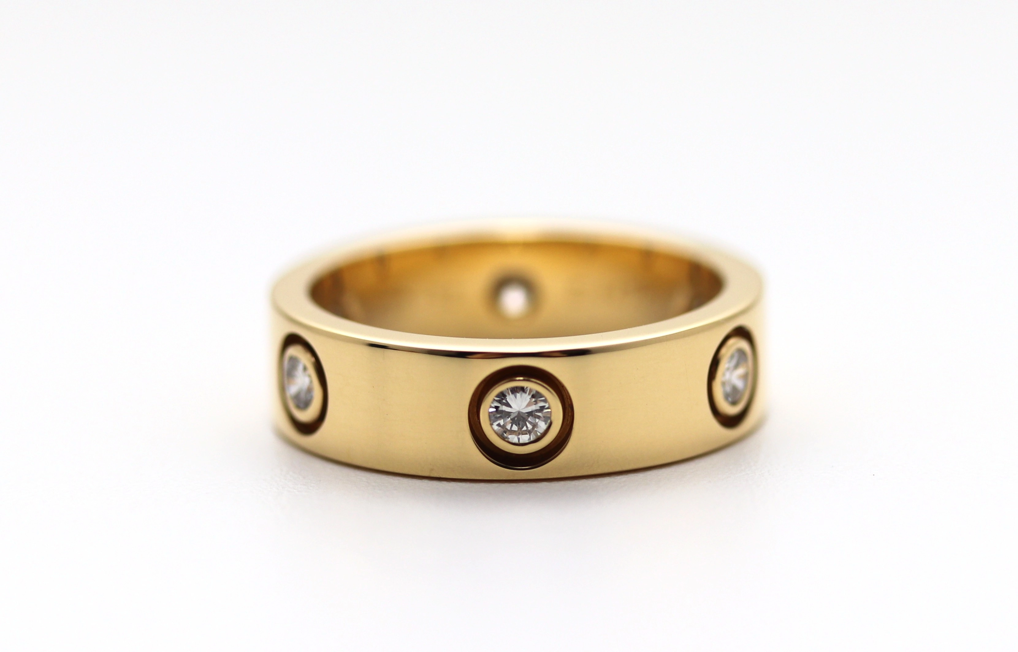 Cartier カルティエ ラブリングオールダイヤ イエローゴールド