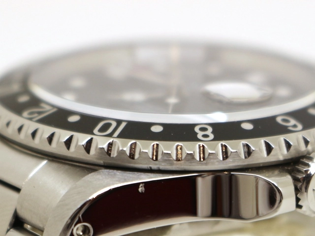 T番国際保証書有　ROLEX　ロレックス　時計　GMTマスターI　16700　ブラック文字盤　トリチウム　ステンレススチール　自動巻き