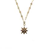 4℃ ヨンドシー ネックレス K10ゴールド 透明石 約0.9g 2120700010487 【432】