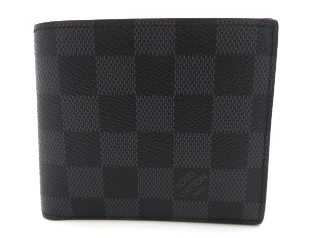 専用！ルイ ヴィトン◎ポルトフォイユ マルコ ダミエ グラフィット 二つ折り LOUIS VUITTON】ルイヴィトン『ダミエ グラフィット