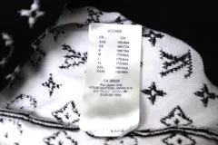 LOUIS VUITTON ルイヴィトン グラデーションモノグラム ニットトレーナー メンズS ブラック RM202 USO HJN87W （2143700179022）【200】