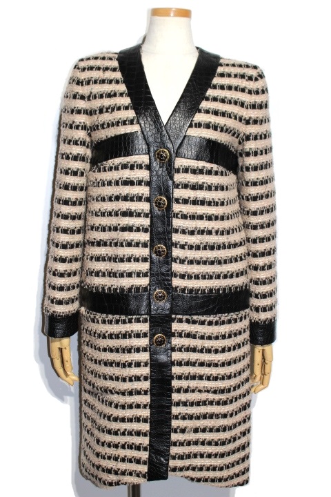 CHANEL コート 22AW☆すぐ届く！ 【CHANEL シャネル】 コート ツイード 関税込