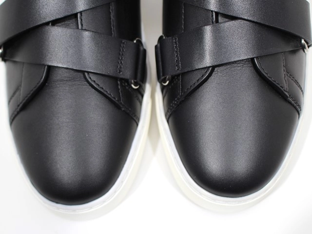 VALENTINO ヴァレンティノ 靴 Vパンク スニーカー レディース36ハーフ ブラック ホワイト レザー スタッズ 2143400222301 【200】