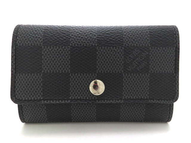 【新品未使用】値下げ不可❗️ルイヴィトン♢ダミエ♢黒♢6連キーケース♢ LOUIS VUITTON ルイヴィトン キーケース 6連 ミュルティクレ6