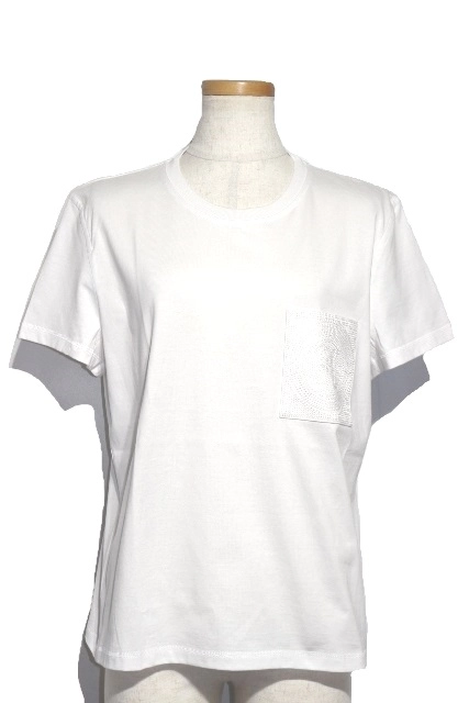 HERMES 刺繍Tシャツ 42 - Tシャツ/カットソー(半袖/袖なし)
