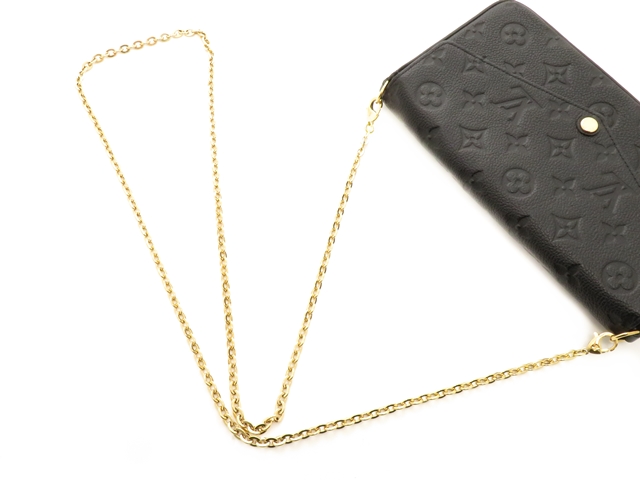 【購入履歴あり】 ルイヴィトン ポシェットフェリシー ノワール LOUIS VUITTON ルイヴィトン チェーンショルダーバッグ