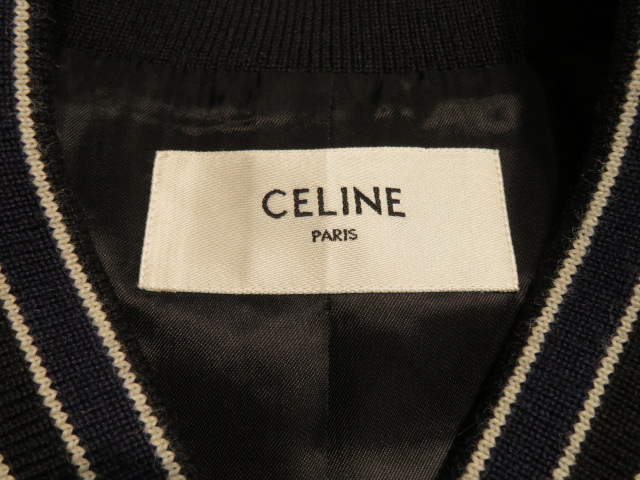 CELINE テディ 52 CELINE セリーヌ クラシックテディジャケット メンズ52 ネイビー