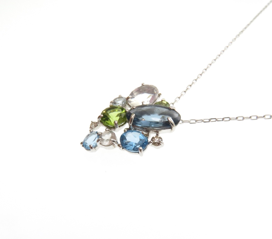 JEWELRY ノンブランド 貴金属・宝石 ネックレス K10ホワイト