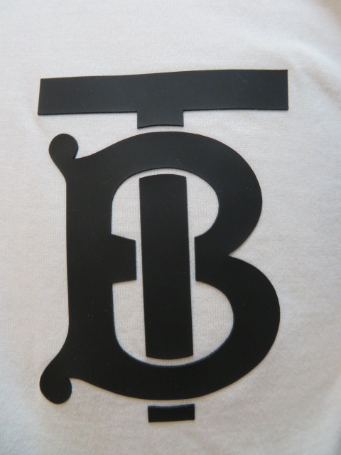 BURBERRY バーバリー Tシャツ メンズ S ホワイト TB コットン