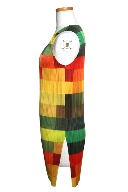 PLEATS PLEASE ISSEY プリーツプリーズ イッセイミヤケ チュニック トップス サイズ3（約L相当） マルチカラー ポリエステル PP83-JK815