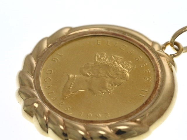 ノンブランド コイン JEWELRY ノンブランド ペンダント トップ コイン K18 K24