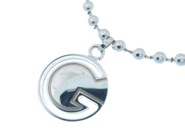 GUCCI グッチ サークルGロゴ ブレスレット SV シルバー 約19.3g #19【431】2148103901560