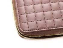 CELINE　セリーヌ　Cチャーム　ラージジップドウォレット　ダークブラウン　レザー　【471】L