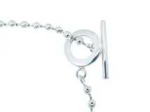 GUCCI　グッチ　サークルGロゴ　ブレスレット　SV　シルバー　約19.3g　＃19【431】2148103901560