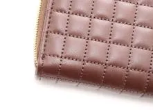 CELINE　セリーヌ　Cチャーム　ラージジップドウォレット　ダークブラウン　レザー　【471】L