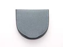 Valextra ヴァレクストラ 馬蹄型コインケース パウダーブルー