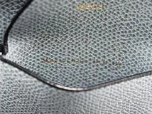 Valextra　ヴァレクストラ　馬蹄型コインケース パウダーブルー カーフ　【471】　Ｙ