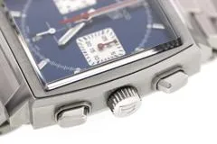 TAG HEUER　タグ・ホイヤー　モナコ　クロノグラフ　CBL2111.BA0644　ステンレス　ブルー文字盤　男性用自動巻時計【473】