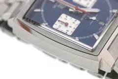 TAG HEUER　タグ・ホイヤー　モナコ　クロノグラフ　CBL2111.BA0644　ステンレス　ブルー文字盤　男性用自動巻時計【473】