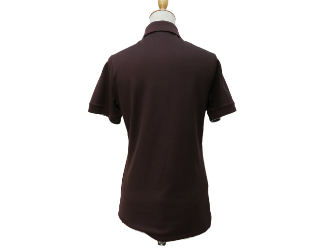 3、4回着用 美品エルメス長袖ポロシャツXL濃紺 ボタンに刻印入り ポロシャツ 長袖 メンズ レディース 大きいサイズ 無地