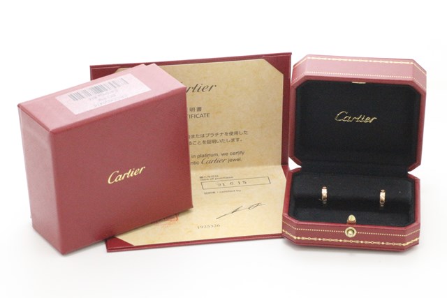 Cartier カルティエ 貴金属・宝石 ミニラブピアス K18ピンク