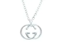 GUCCI　グッチ　インターロッキング　ネックレス　SV　シルバー　約26.7g【431】2148103907739