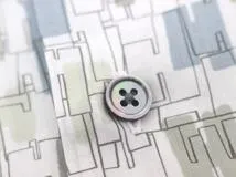 HERMES　エルメス　Hモチーフ　Coups de Goua'H長袖シャツ　メンズ16/41　マルチカラー　コットン　H366500HD66　2143000675118　【432】