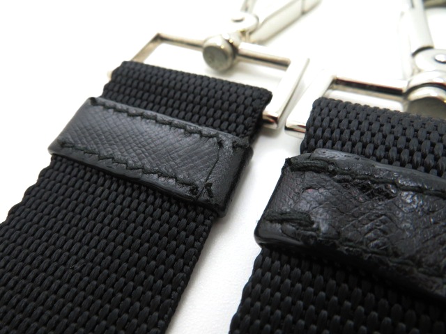 PRADA プラダ ドローストリング ショルダーバッグ ブラック ナイロン  