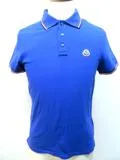 モンクレール　ポロシャツ　70-80 青　ブルー