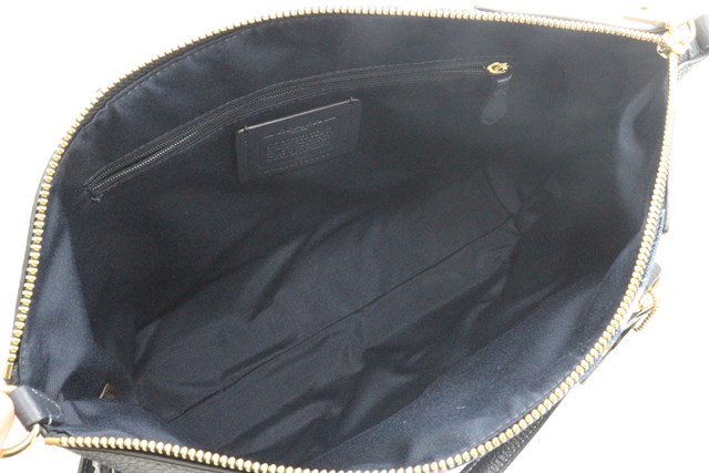 COACH コーチ
2wayレザー ショルダー ボストンバッグ　ブラック 美品 COACH コーチ バッグ 2WAYショルダーバッグ フローラル デニム