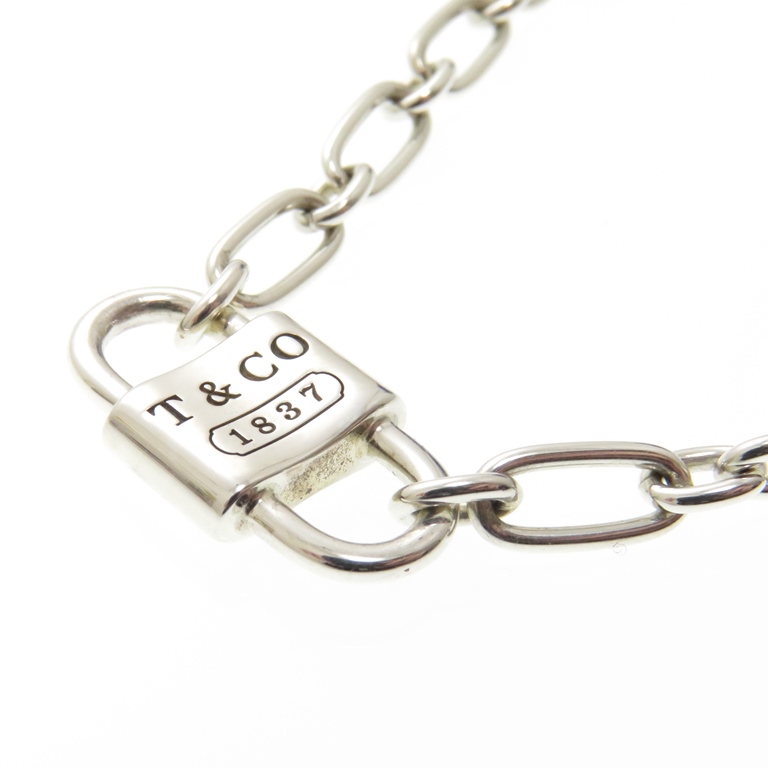 Tiffany & Co. ロック　ネックレス　シルバー　1837 変色あり Tiffany & Co. ロック ネックレス シルバー 1837 変色あり