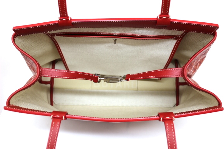 GOYARD ゴヤール トートバッグ ベルシャスPM レッド PVC コーティング