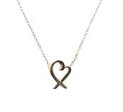 TIFFANY＆CO　ティファニー　ラビングハートネックレス　シルバー　約1.6g　約40cm　2143000721754　【205】