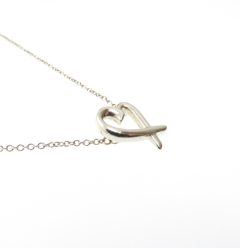 TIFFANY＆CO ティファニー ラビングハートネックレス シルバー