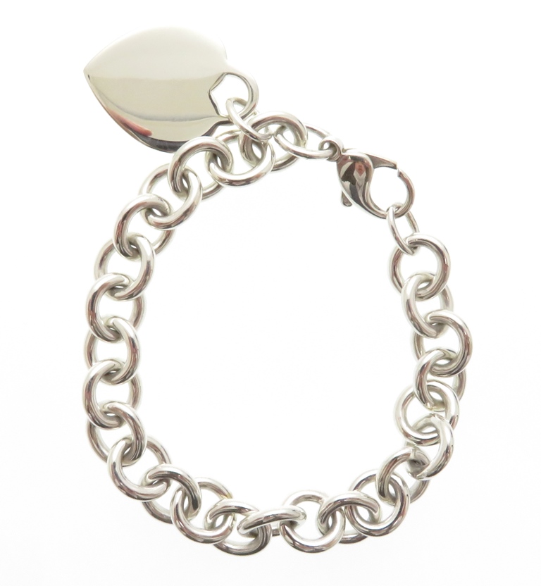 TIFFANY＆CO ティファニー ハートタグ ブレスレット シルバー 約