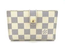LOUIS VUITTON ルイヴィトン 二つ折り財布 がま口 ポルトフォイユ・ヴィエノワ ダミエ・アズール N61676【473】