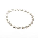 TIFFANY＆CO　ティファニー　パフハート　ブレスレット　シルバー　約8.3g　約17.2cm 　2148103847585　【205】