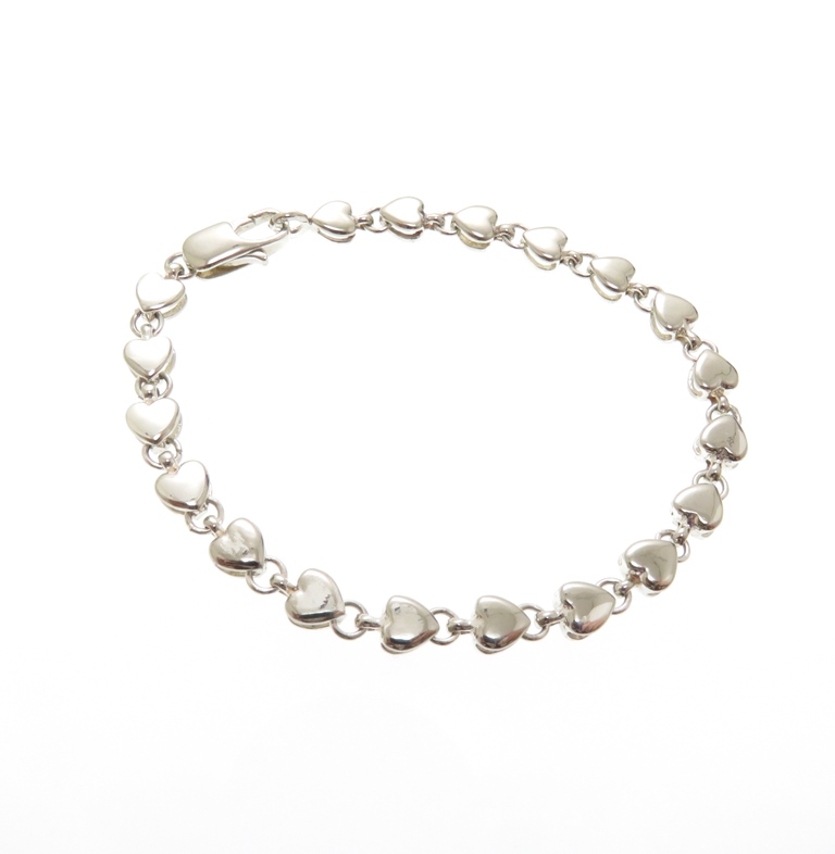 TIFFANY＆CO ティファニー パフハート ブレスレット シルバー 約8.3g