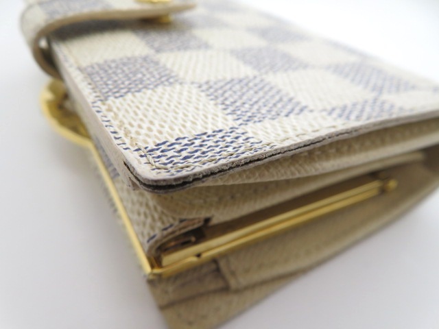 ルイヴィトン ダミエ アズール ヴィエノワ 二つ折り 折り財布 がま口 財布 LV ルイ・ヴィトン 二つ折り財布 がま口 /ブランドバッグ