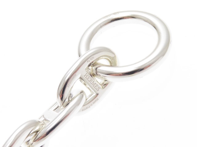 HERMES エルメス シェーヌダンクルブレスレット TGM シルバー 箱 HERMES エルメス シェーヌダンクルブレスレット TGM シルバー 箱