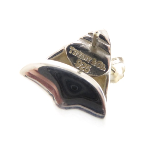 TIFFANY＆CO ティファニー リーフフープ ピアス シルバー 約8.0g