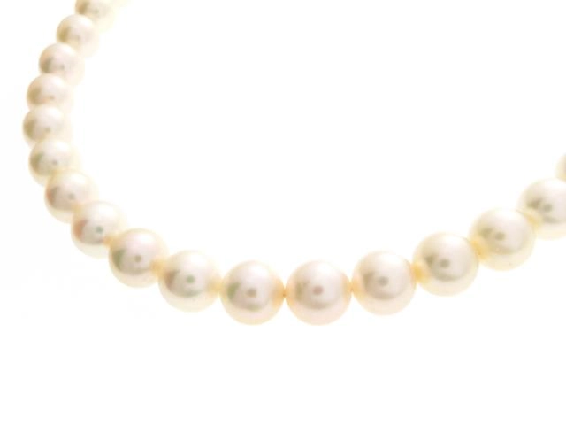 JEWELRY ノンブランドジュエリー パール ネックレス SV P 41.7g【434】