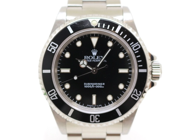 ロレックス ROLEX サブマリーナ ノンデイト 14060 T番 メンズ 腕時計 ブラック 文字盤 オートマ 自動巻き ウォッチ Submariner VLP 90174081