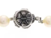 JEWELRY ノンブランドジュエリー パール ネックレス SV P 41.7g【434】