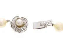 JEWELRY ノンブランドジュエリー パール ネックレス SV P 41.7g【434】